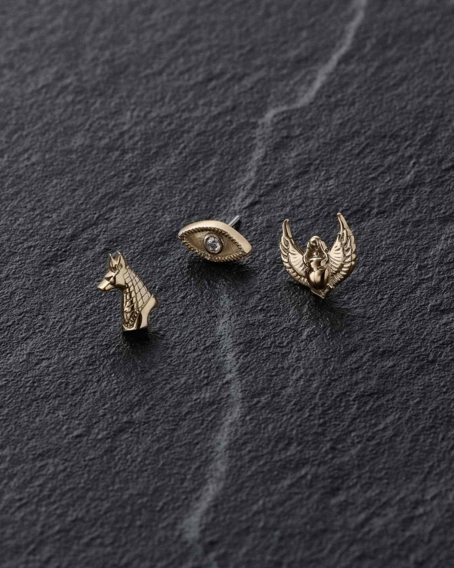 Piercing Jewelry Ask & Embla | Osiris Threadless End (14K ) Gold