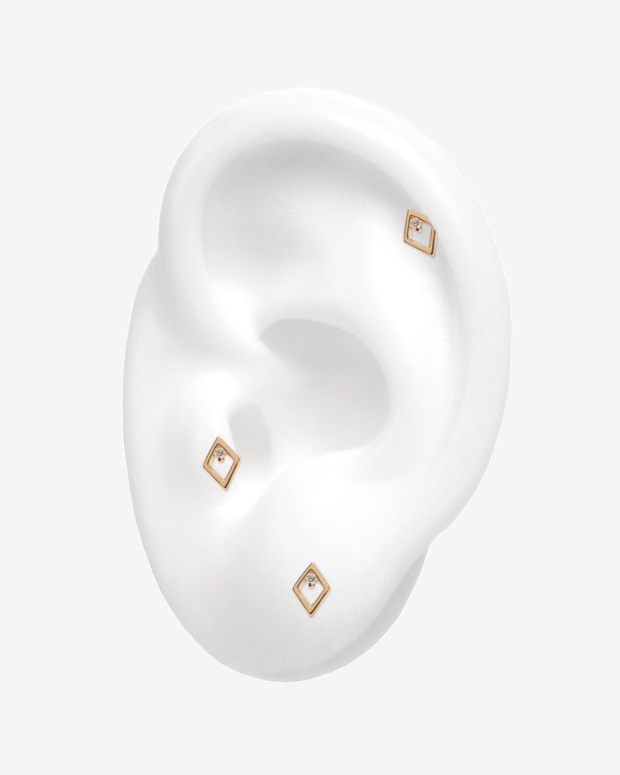 Piercing Jewelry Ask & Embla | Mia Threadless End (14K ) Gold