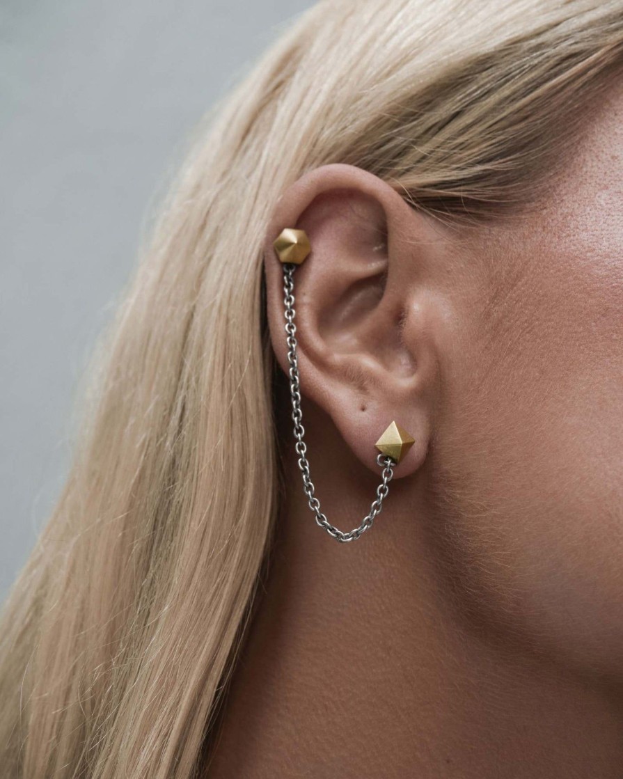 Earrings Ask & Embla | Sync Chain Earrings