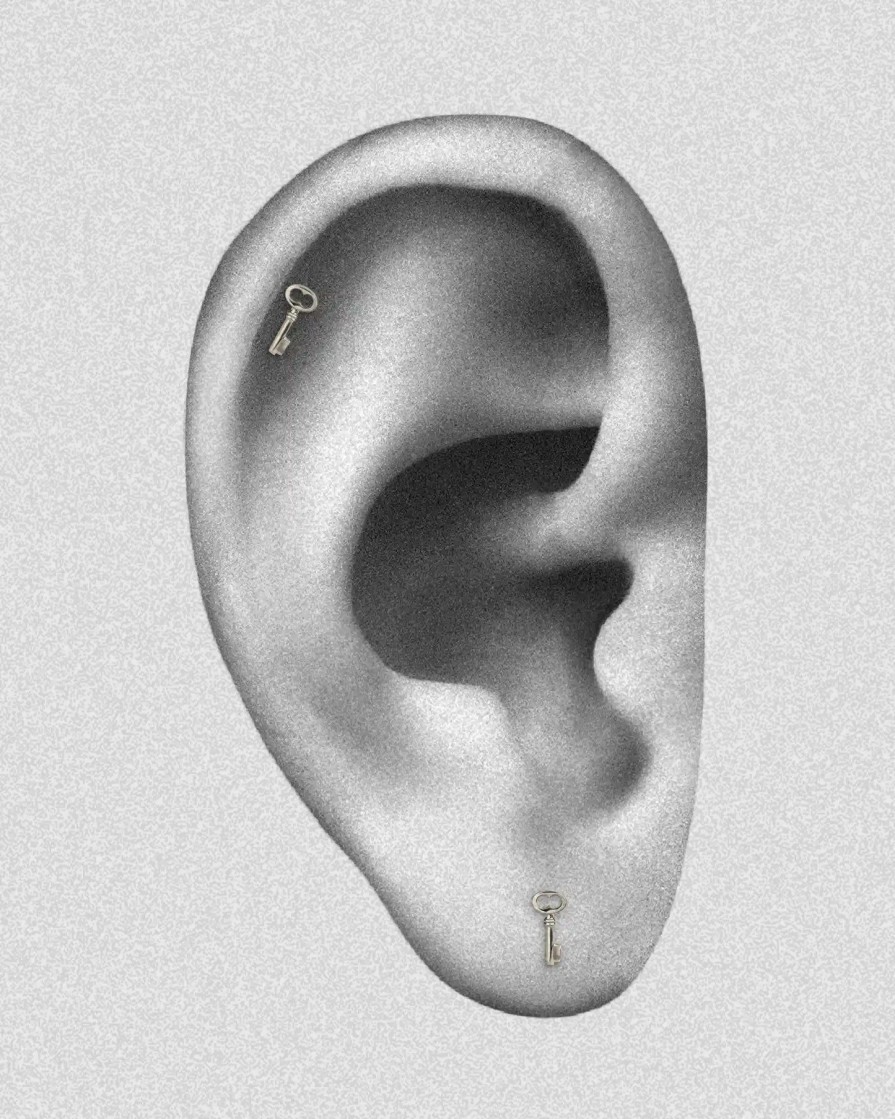 Piercing Jewelry Ask & Embla | Secret Threadless End (14K ) Gold