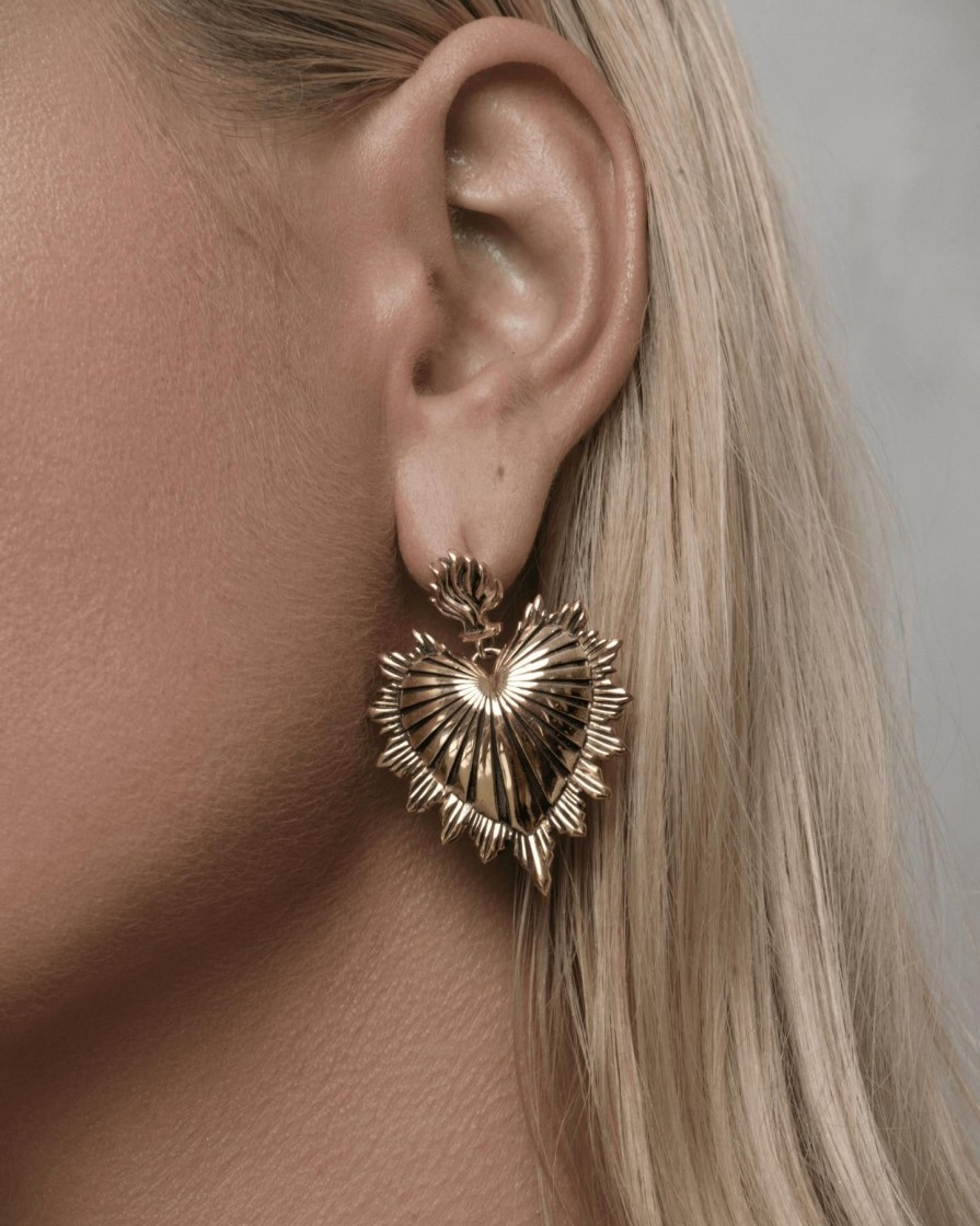 Earrings Ask & Embla | Sacred Heart Earrings