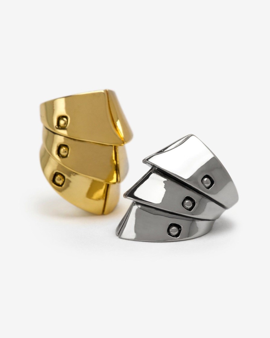 Ring Stacks & Lobe Cuffs™ Ask & Embla | Armour Lobe Cuffs™