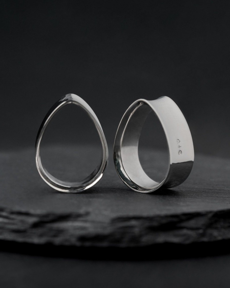 Plugs & Tunnels Ask & Embla | A&E Signature Minted Teardrop Tunnels