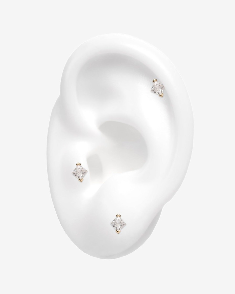 Piercing Jewelry Ask & Embla | Dhara Threadless End (14K ) Gold