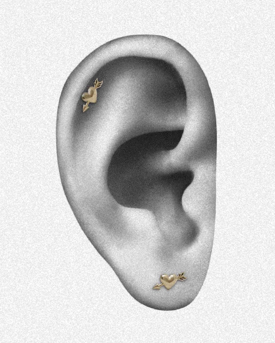 Piercing Jewelry Ask & Embla | Carmel Threadless End (14K ) Gold