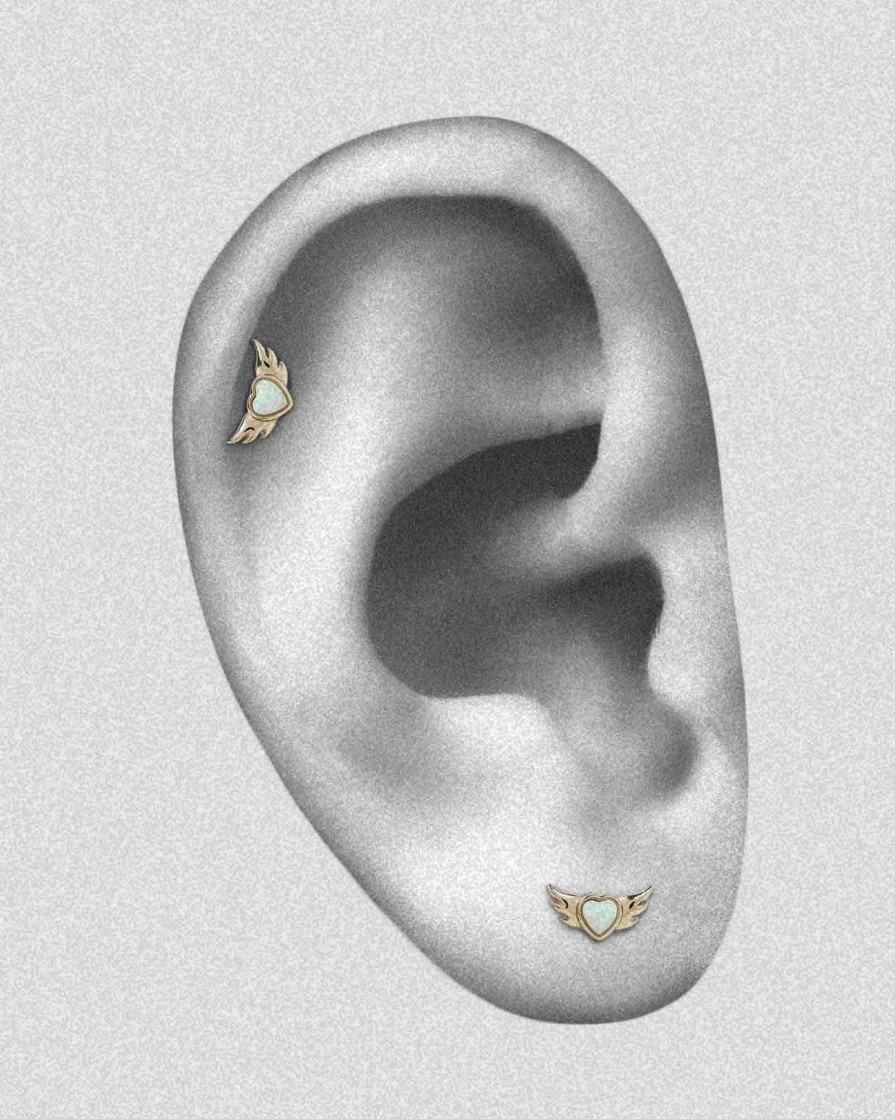 Piercing Jewelry Ask & Embla | Liberty Threadless End (14K Gold)