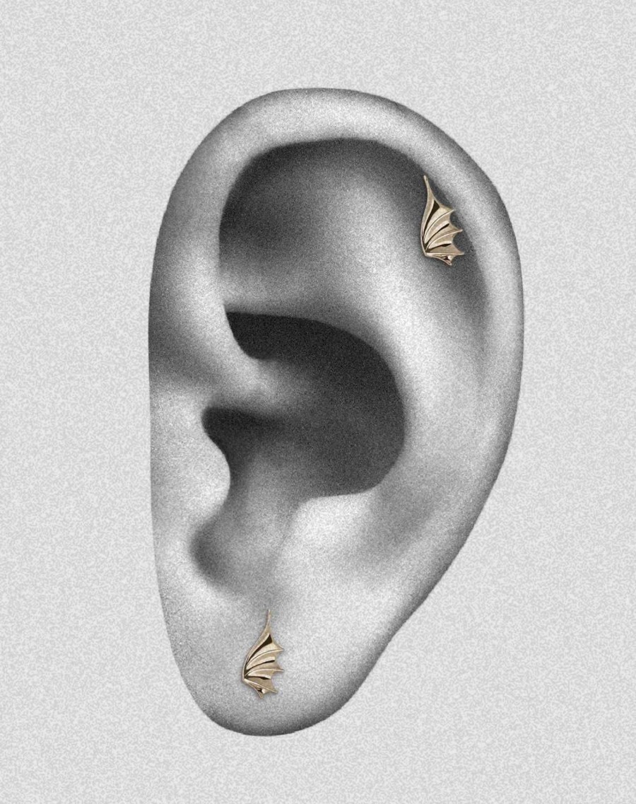 Piercing Jewelry Ask & Embla | Ambrose Threadless End (14K ) Gold