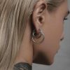 Earrings Ask & Embla | Serpent Hoop Earrings