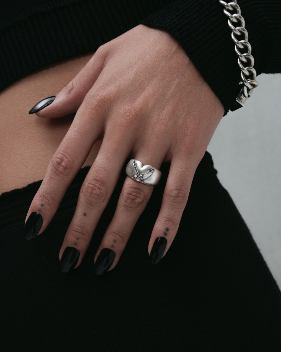 Rings Ask & Embla | Lovelocke Ring Silver